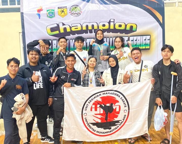 Enam Medali Dibawa Pulang, Karate UMM Bersinar di Batu Karate Challenge