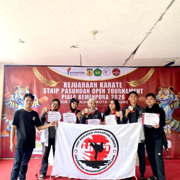 Tampil Gemilang di Bandung, Kontingen Karate UMM Borong Enam Medali Piala Kemenpora