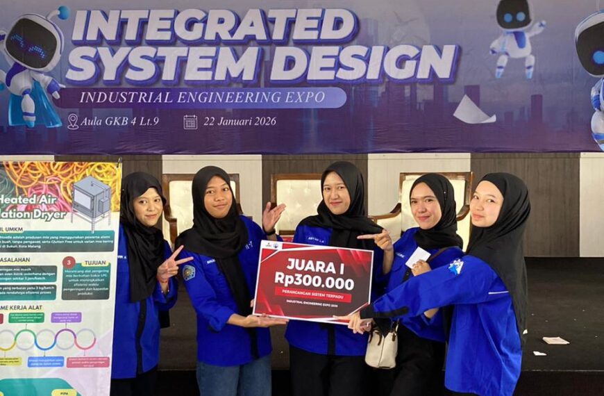 Pangkas Biaya Produksi hingga 3 Jam, Mahasiswa Teknik Industri UMM Ciptakan Mesin Pengering Mie Otomatis